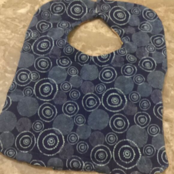 NWOT. Hand Crafted Quilted Reversible Baby Bib $12 ea. or 3/$25 - Picture 4 of 6